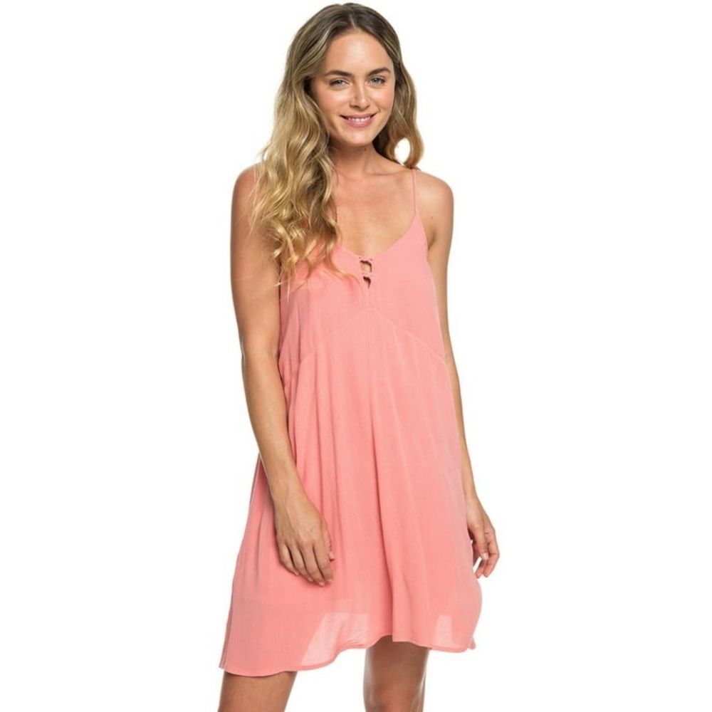 Roxy Light Coral Slip Dress